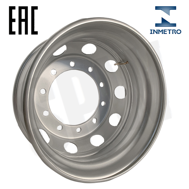China Hot Sale Semi Truck Wheels 22.5*9.00 Wheel Rim 22.5 Steel Trailer Parts