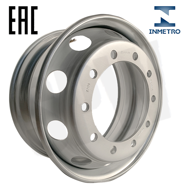 Truck Rims Manufacturer of Steel Wheels in China 22.5 inch tubeless rims