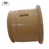 Tube steel wheel with rim size 7.5-15 with 3-piece