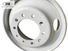 White color Tubeless truck wheel rim with size 24.5*8.25