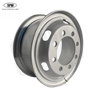 20-7.5/1.7 Tube Steel Wheel Rim Size 20-7.5/1.7 for Matching Tire Size 10.00-20 for Excavator Wheel with 2pcs