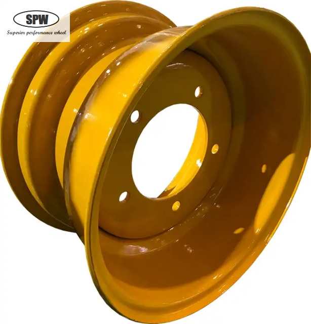 Agricultural wheel rim 15.3X9 for matcing 10.0-15.3 tire in tractor/trailer areas with customized color/parameters