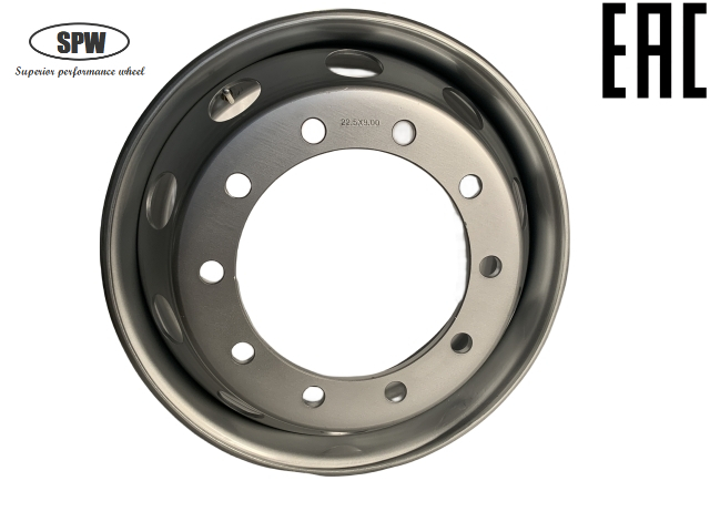 High Quality Tubeless steel wheels 22.5*9.00 for tires 12R22.5 with Russia EAC certification