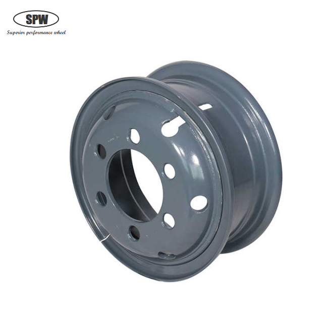 Forklift steel wheels with rim size 3.00-8 with 3-piece