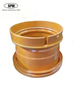 Forklift steel wheel rim size 6.00-16 for matching 7.5R16 tire