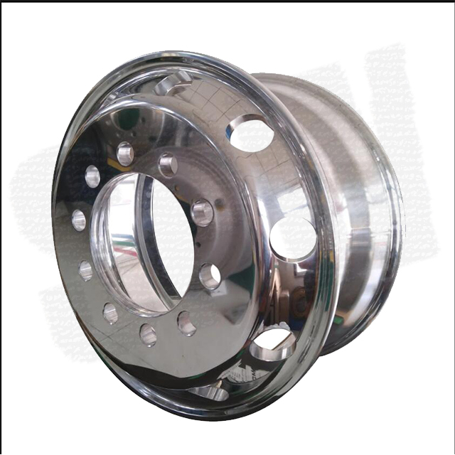 17.5*6.75 Rugged Aluminum Magnesium Alloy Truck Wheels 9R17.5 Tires