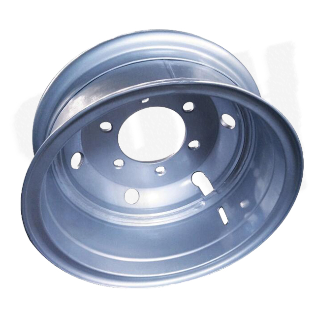 6.0-16 Wholesale Price Iron Steel E-Coating Wheels Tire Tube Light Truck Steel Wheel Rims for 750-16 Tire