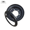 Forklift steel wheel with rim size 4.33R-8 for matching 18*7-8 tire upon split or 3-piece