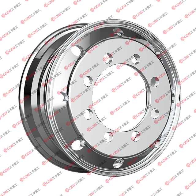 Aluminum Wheels with Rim Size 19.5×6.75 for Tires 9R19.5 225/70R19.5