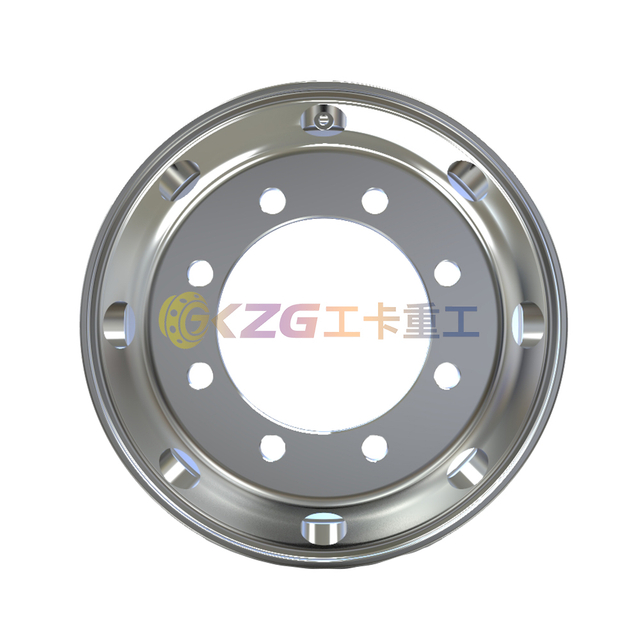 Best Selling Forged Aluminum Alloy Wheels with Rims Size 19.5X6.75 for Tires Size 9R19.5 Customized Wholesale Steel Heavy Duty Truck Tubeless Tire Wheel Bus Rim