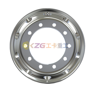 Aluminum wheel with rim size 22.5✖7.5 for tire size 275/75R22.5 and 10R22.5