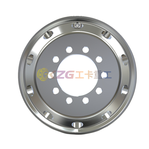 Machined Aluminum Wheel with Rims Size 19.5✖7.5 for Tire 245/70R19.5