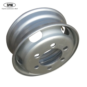 Tubeless steel wheels with rim size 17.5*6.75 for 9R17.5 tires