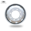 Tubeless steel wheels with rim size 19.5*6.75 Inch for 9R19.5 tires