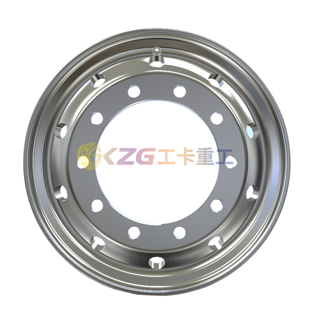 Aluminum Alloy Truck Wheels Forged Rims 22.5X11.75 Matched Tires Size 385/65R22.5