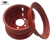 Forklift Steel wheels 2-piece rim with size 5.00F-10 for matching 650-10 tires