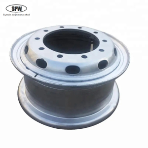 Tube steel wheels with rim size 8.0-20 from 1100-20 tires