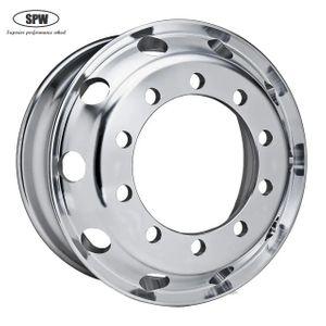 High quality Aluminum Wheel rim 22.5*9.00 matched 12R22.5 tires 