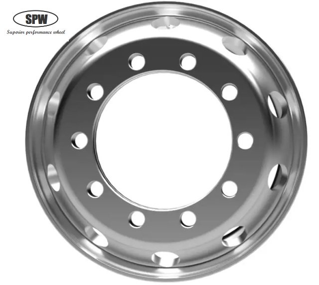 High Quality Aluminum wheel with rim size 22.5*7.50 matched 245/75R22.5 tires
