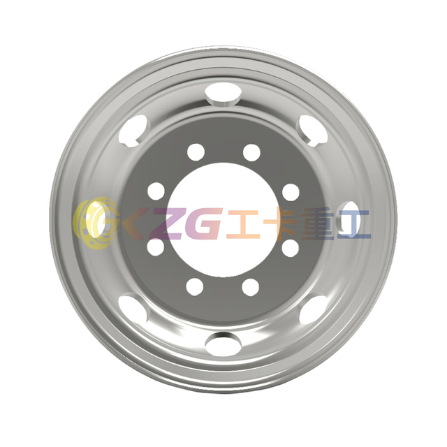 Tubeless truck wheel-rim size-22.5*7.5 with Brazil INMETRO Certification matched tyre size 245/75R22.5 and 275/80R22.5