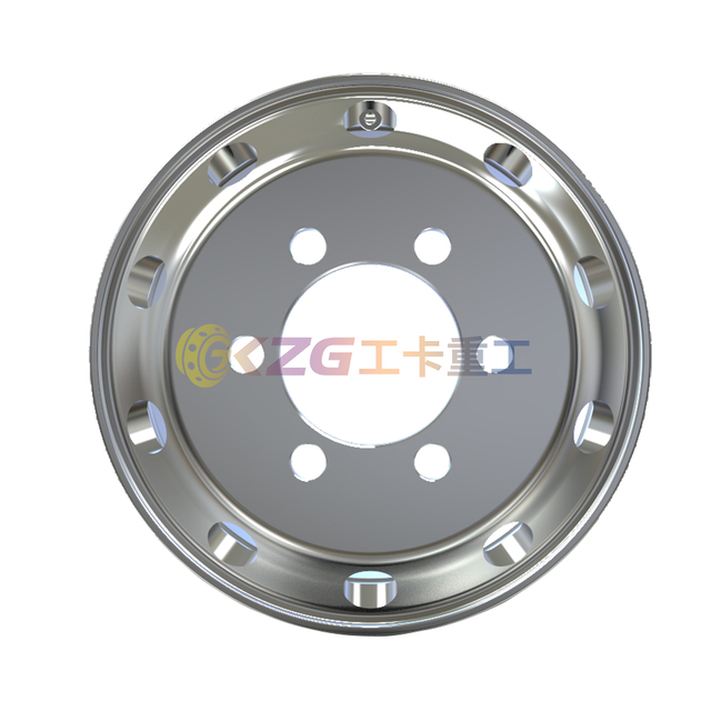 Forged Aluminum Wheels with Rims Size 19.5X6.75 for Tires Size 9R19.5