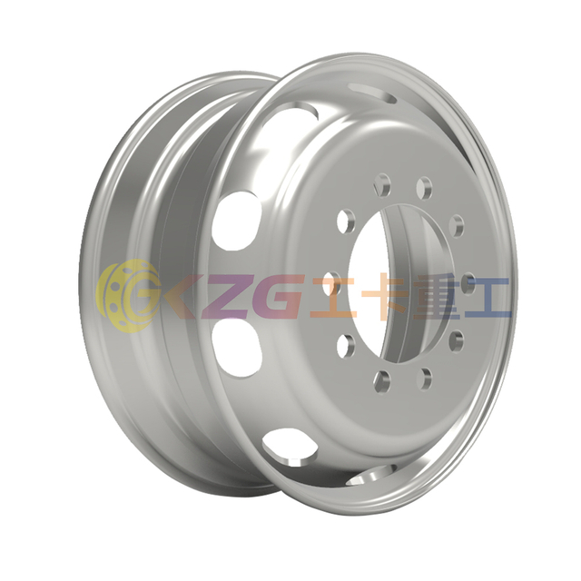 Truck Tubeless Steel Wheels 19.5*6.75 for Tires 9R19.5, 225/70R19.5