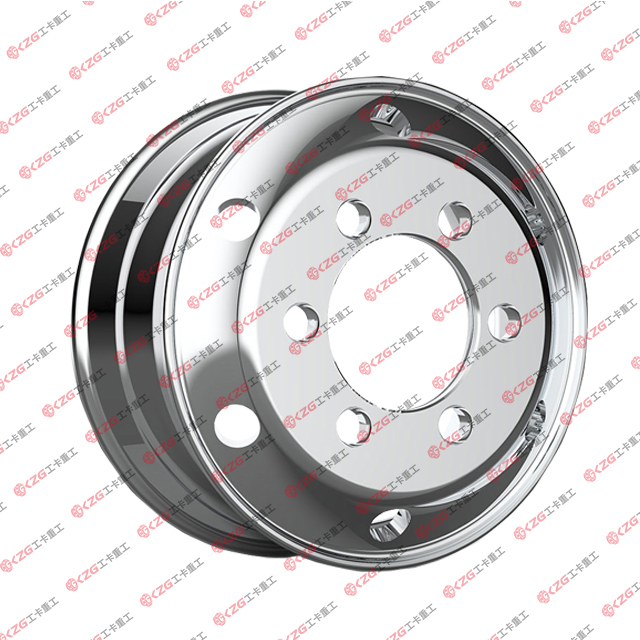 Aluminum Wheels with Rim Size 17.5X6.75 for Tires 9R17.5 235/75R17.5