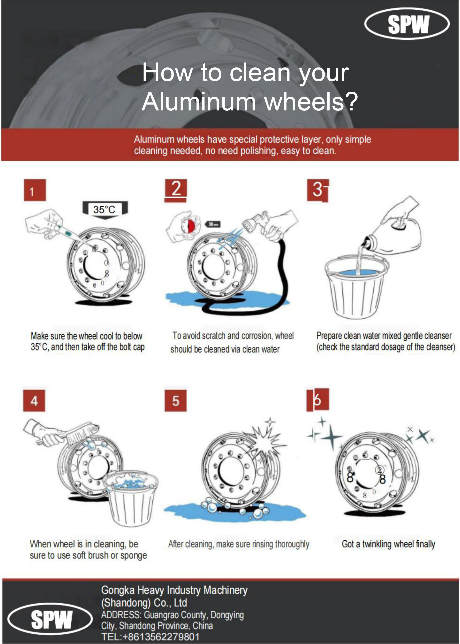 How to clean yourAluminum wheels?
