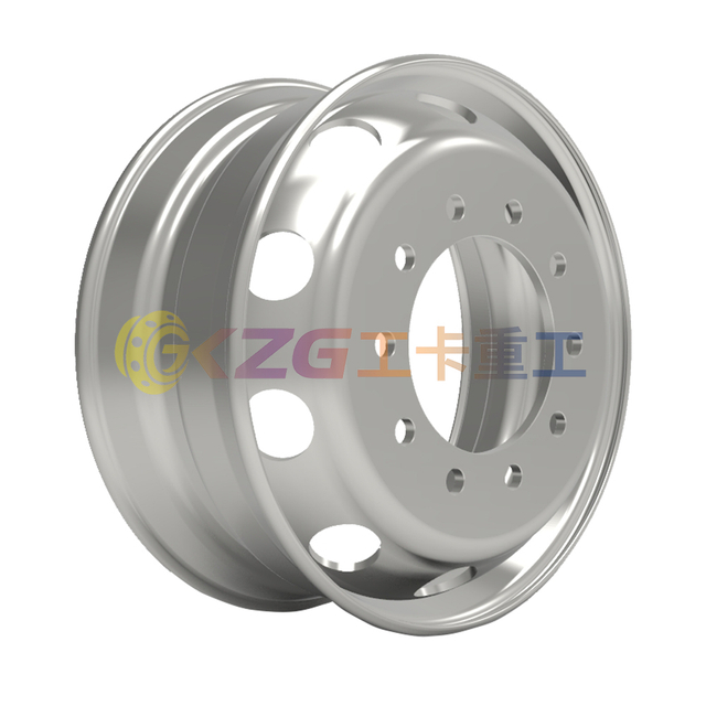 Tubeless Truck Wheel-rim Size-24.5*8.25 with Brazil Inmetro Certification for Tires 11R24.5, 285/75R24.5