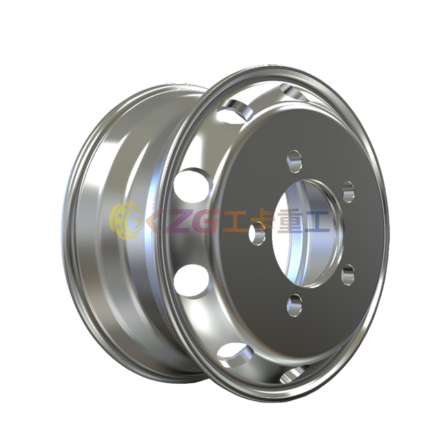 Aluminum Wheels with Rim Size 17.5X6.75 for Tires 9R17.5 235/75R17.5