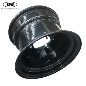 Steel truck wheels with rim size 13x18 for matching 15.5/6-18 tires in agricultual area