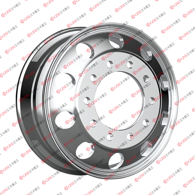 Aluminum Wheels with Rim Size 22.5×8.25 for Tires 11R22.5 295/75R22.5, 295/80R22.5