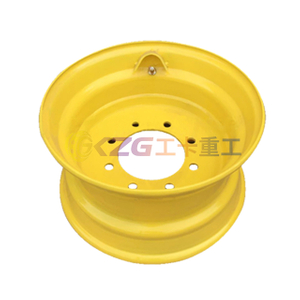 16.5x9.75 Tubeless Steel Wheel Rim Size 16.5x9.75 for Matching Tire Size 285/60R19.5 for Mobile Lifter with 1pcs