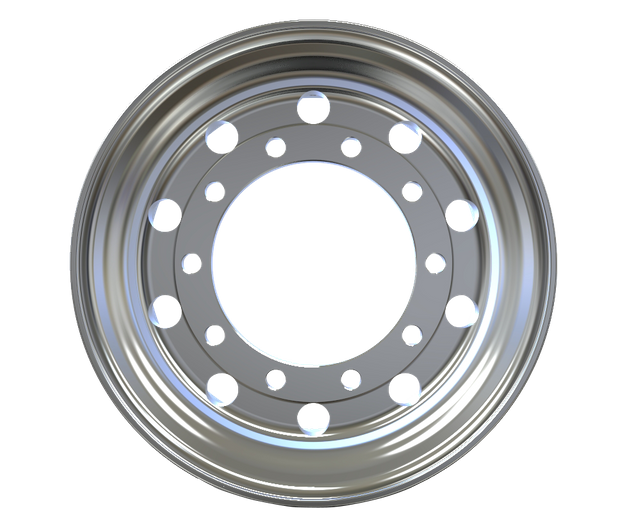 Top quality aluminum wheel with rim size 22.5✖13 for tires 415/45R22.5 425/65R22.5