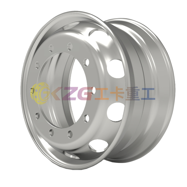 Tubeless Truck Wheel-rim Size-22.5*9.75 with Brazil Inmetro Certification for Tires 13R22.5