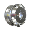 mirror polished aluminum wheel with rim size 19.5✖7.5 for tires 245/70R19.5