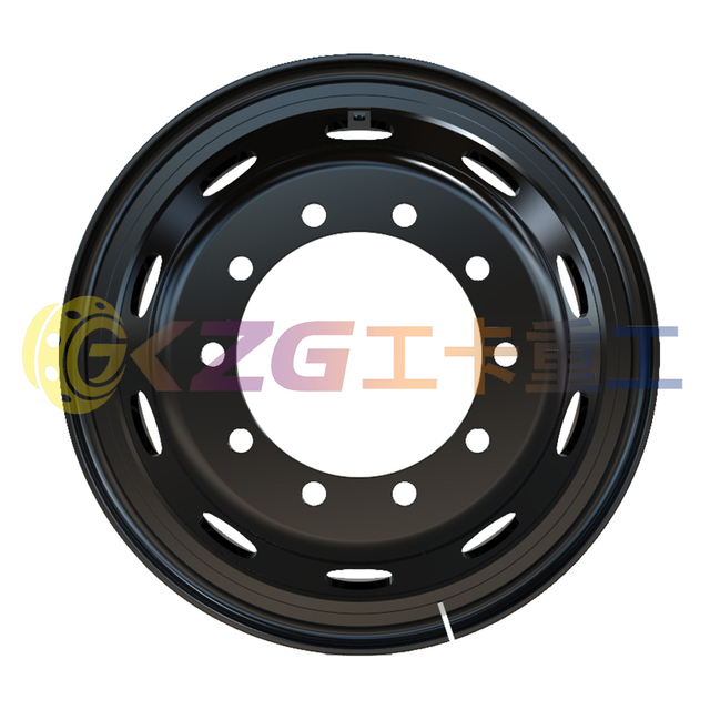 Tube Steel Wheel Rims 8.5-24 Matched Tire Sizes 1200-24 for Heavy Duty Semi-Trailer And Truck