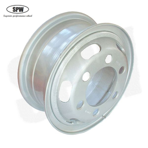 Tube Steel Wheel Rim 6.0-16 Matched Tire Size 750-16 for Commercial Vehicles / Motor Homes And Trucks