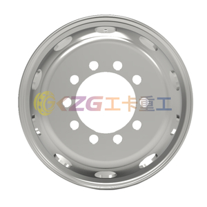 19.5x7.5, 10-26-225-176, Tubeless Steel Wheel with little Steyr standard, Matched Tyre Size Matched Tyre Size 265/75R19.5