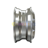 mirror polished aluminum wheel with rim size 17.5✖6.75 for tires 9R17.5 235/75R17.5