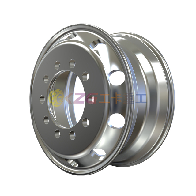 Aluminum Wheels 17.5*6.00 Hot Seller Double Polished Truck Wheels 9R17.5 tires
