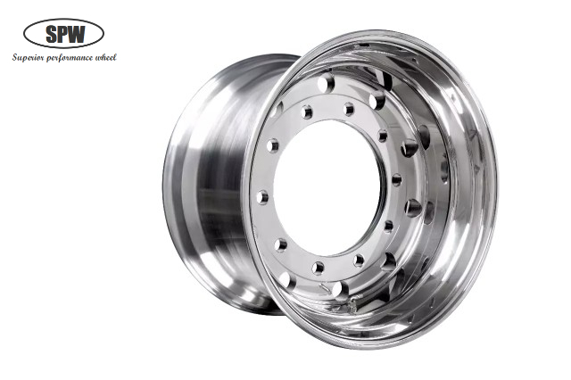 High Quality Aluminum wheel with rim size 22.5*13.00 matched 445/65R22.5 tires