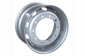 Tubeless Steel Wheel 22.5x11.75 matched tyre size 15R22.5, 385/65R22.5