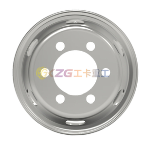 17.5x6.75, 6-32-222.25-163, Tubeless Steel Wheel, Matched Tyre Size Matched Tyre Size 9R17.5, 235/75R17.5