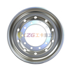 mirror polished aluminum wheel with rim size 22.5✖11.75 for tires 15R22.5 385/65R22.5
