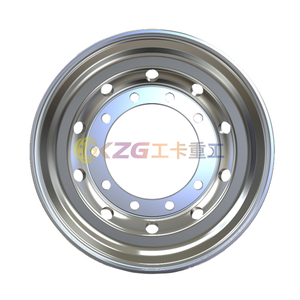 mirror polished aluminum wheel with rim size 22.5✖11.75 for tires 15R22.5 385/65R22.5