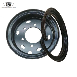 Tube steel wheel with rim size 6.5-16 for 825-16 tires
