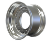 mirror polished aluminum wheel with rim size 22.5✖13 for tires 415/45R22.5 425/65R22.5