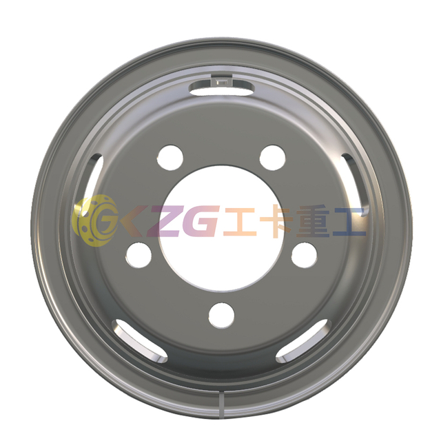 Tube Wheel Rim 6.0-16 for Truck tire 750-16 in 2-piece 