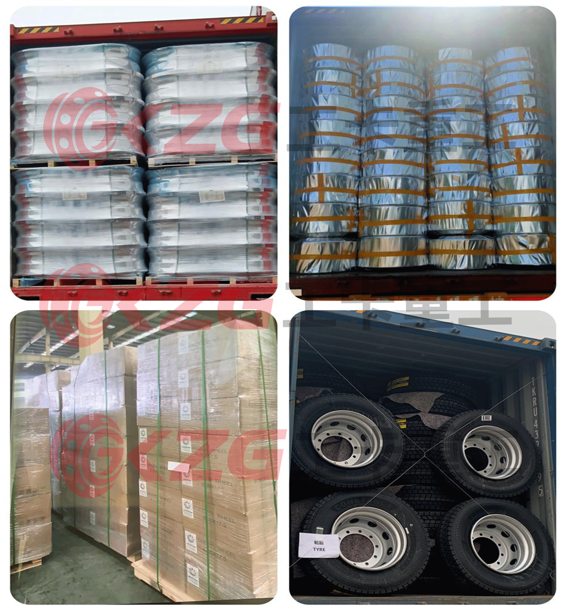 truck aluminum wheel 22.5*9.00 package